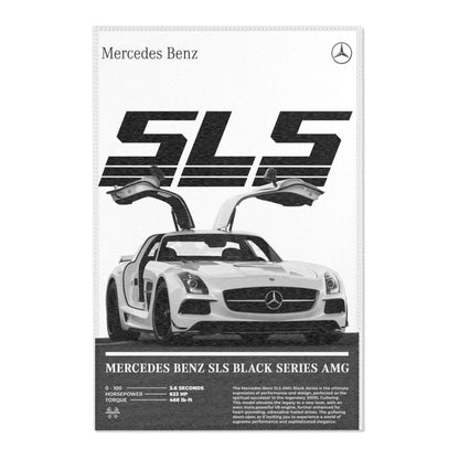 Luxury Mercedes Benz SLS Rug